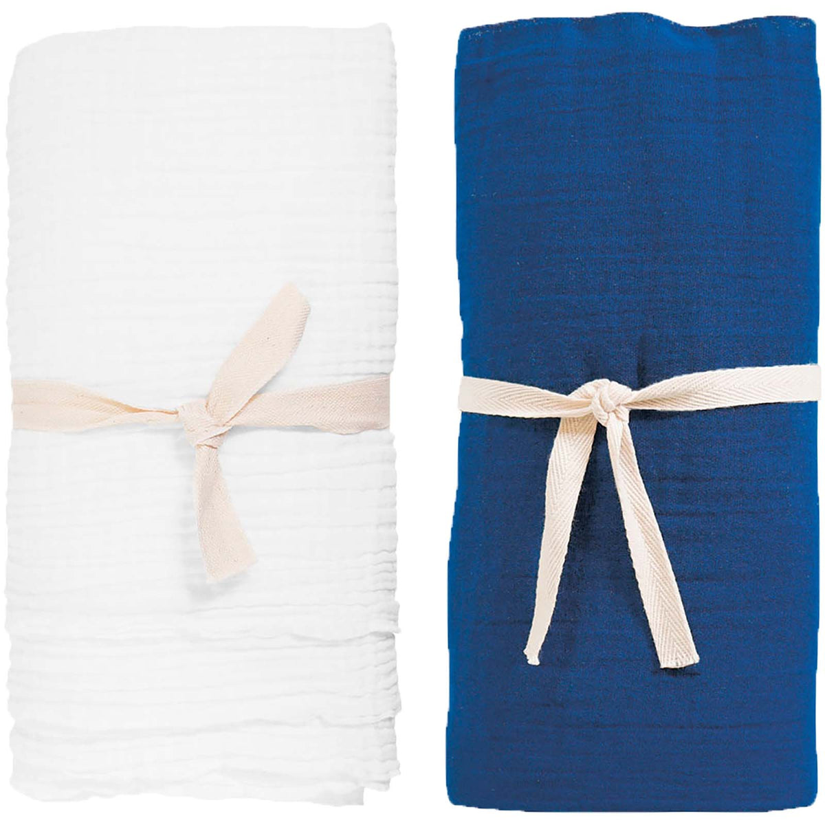 Scarfy 50 × 220 cm Schal aus Baumwolle – Blau