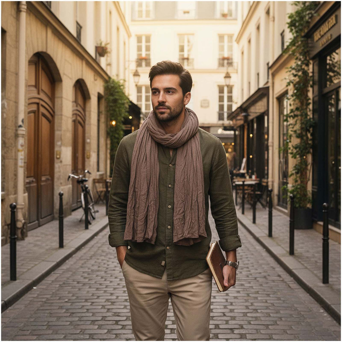 Bürger Green Lawrence 110 x 200 cm Schal – Braun