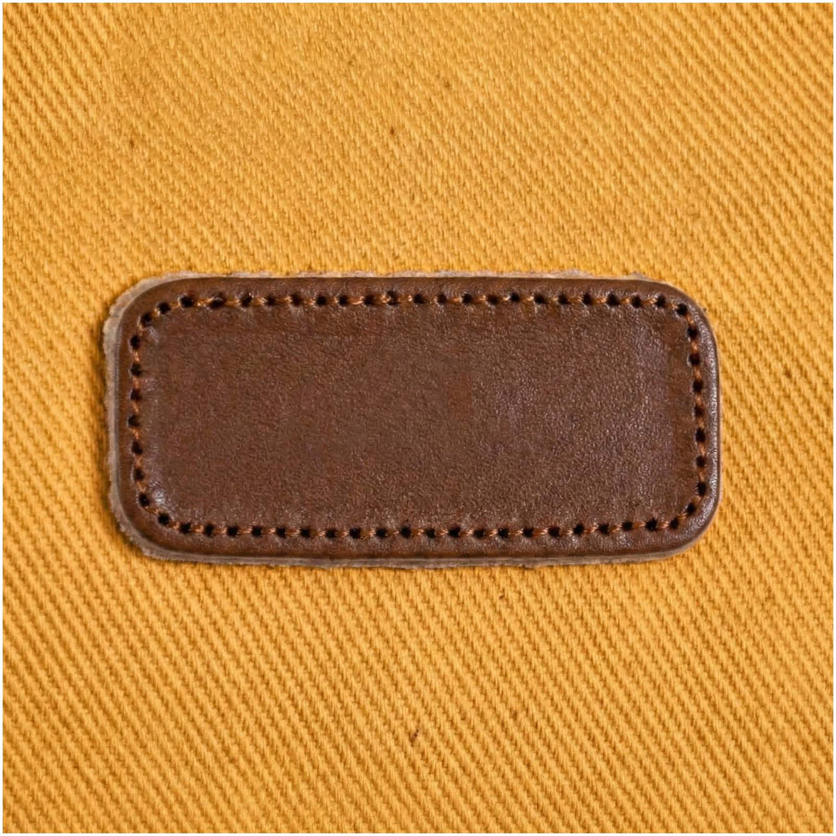 Rondeau Reisetasche aus Baumwolle – Gelb