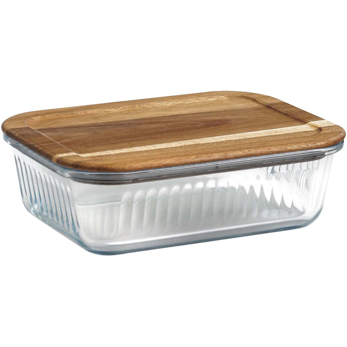 Purlunch 1000 ml Lunchbox aus Borosilikatglas – Transparent