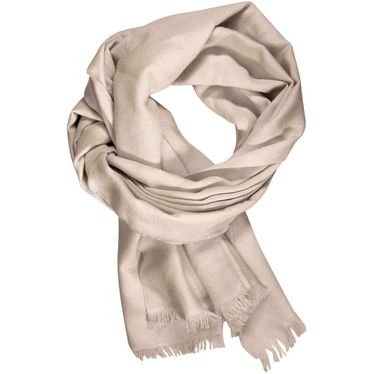 Alix Schal aus Baumwolle – Beige