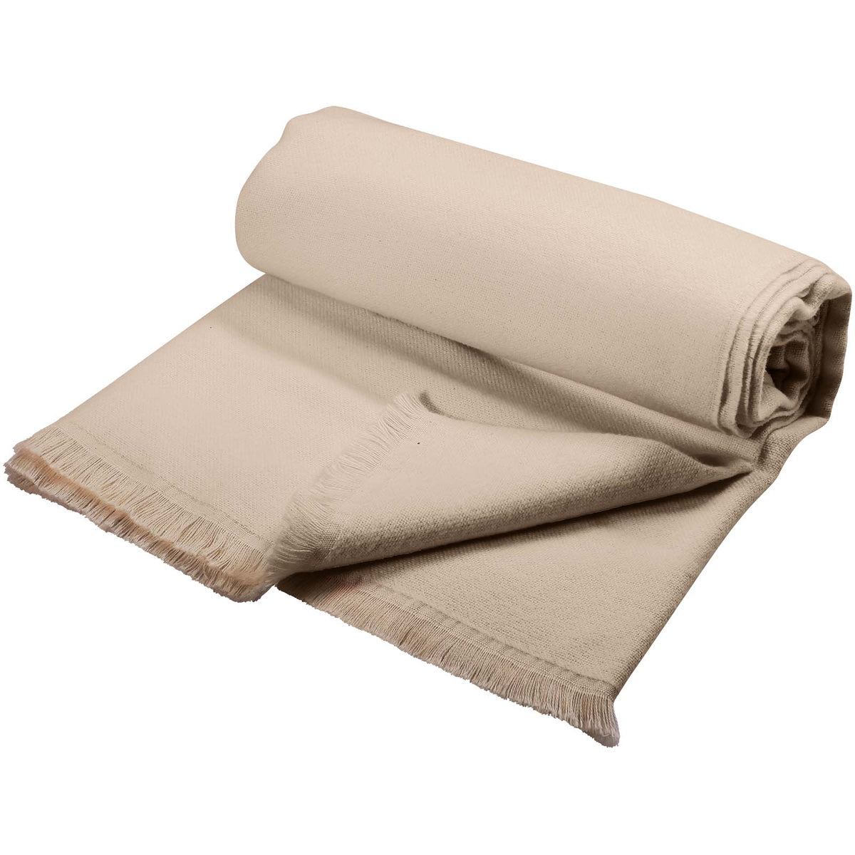 Axel Decke aus Baumwolle – Beige