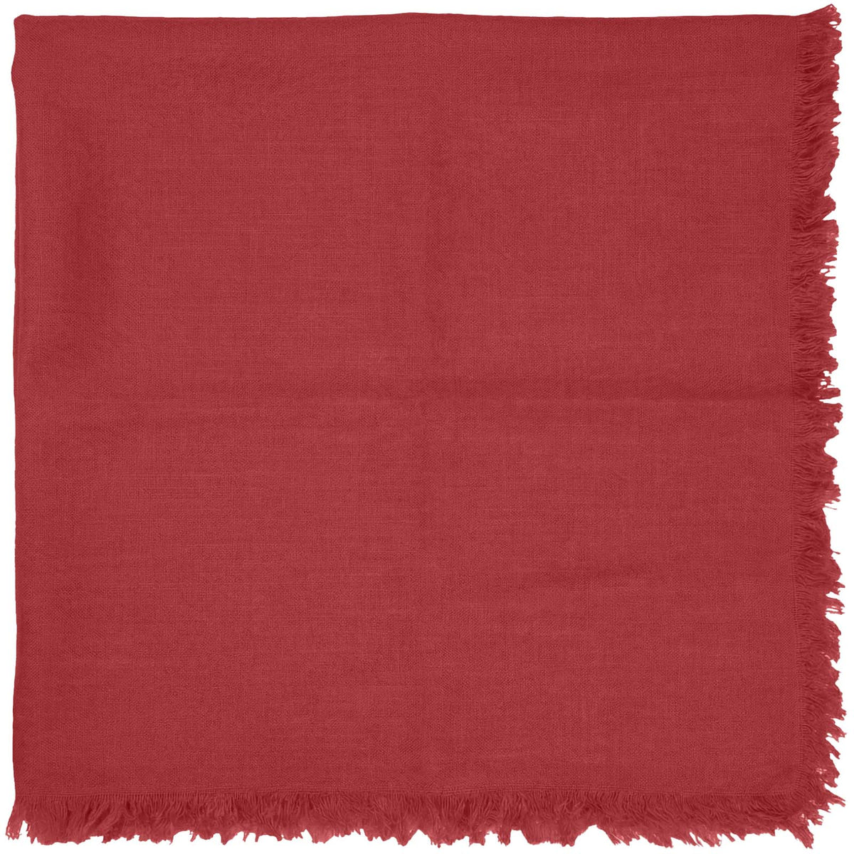 Handloom Baumwollschal handgewebt – Rot