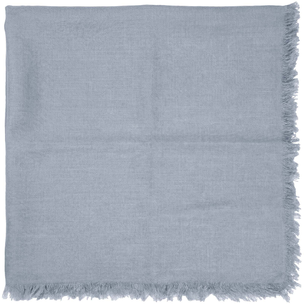 Handloom Baumwollschal handgewebt – Hellblau