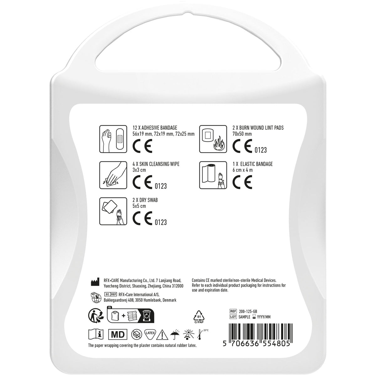 MyKit Erste Hilfe Set – Transparent weiss