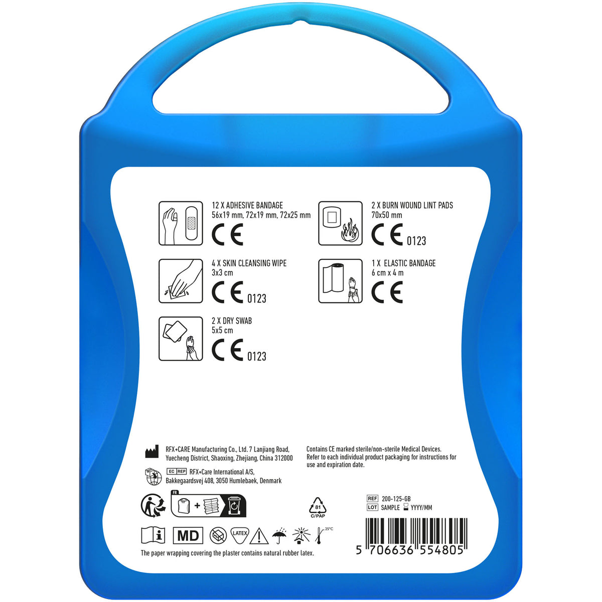 MyKit Erste Hilfe Set – Transparent blau
