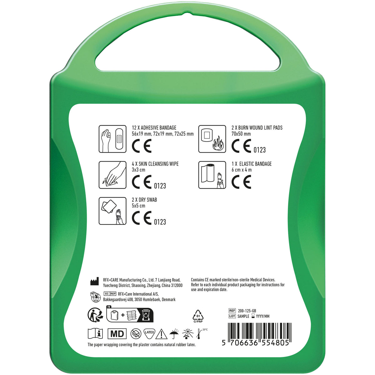 MyKit Erste Hilfe Set – Transparent grün