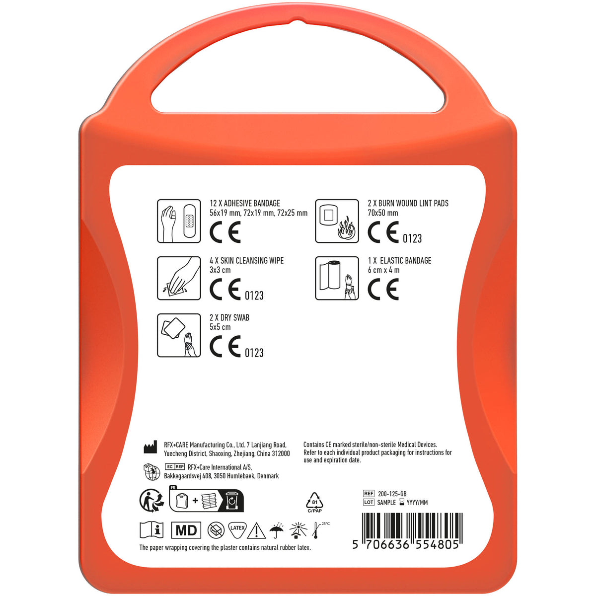 MyKit Erste Hilfe Set – Transparent rot