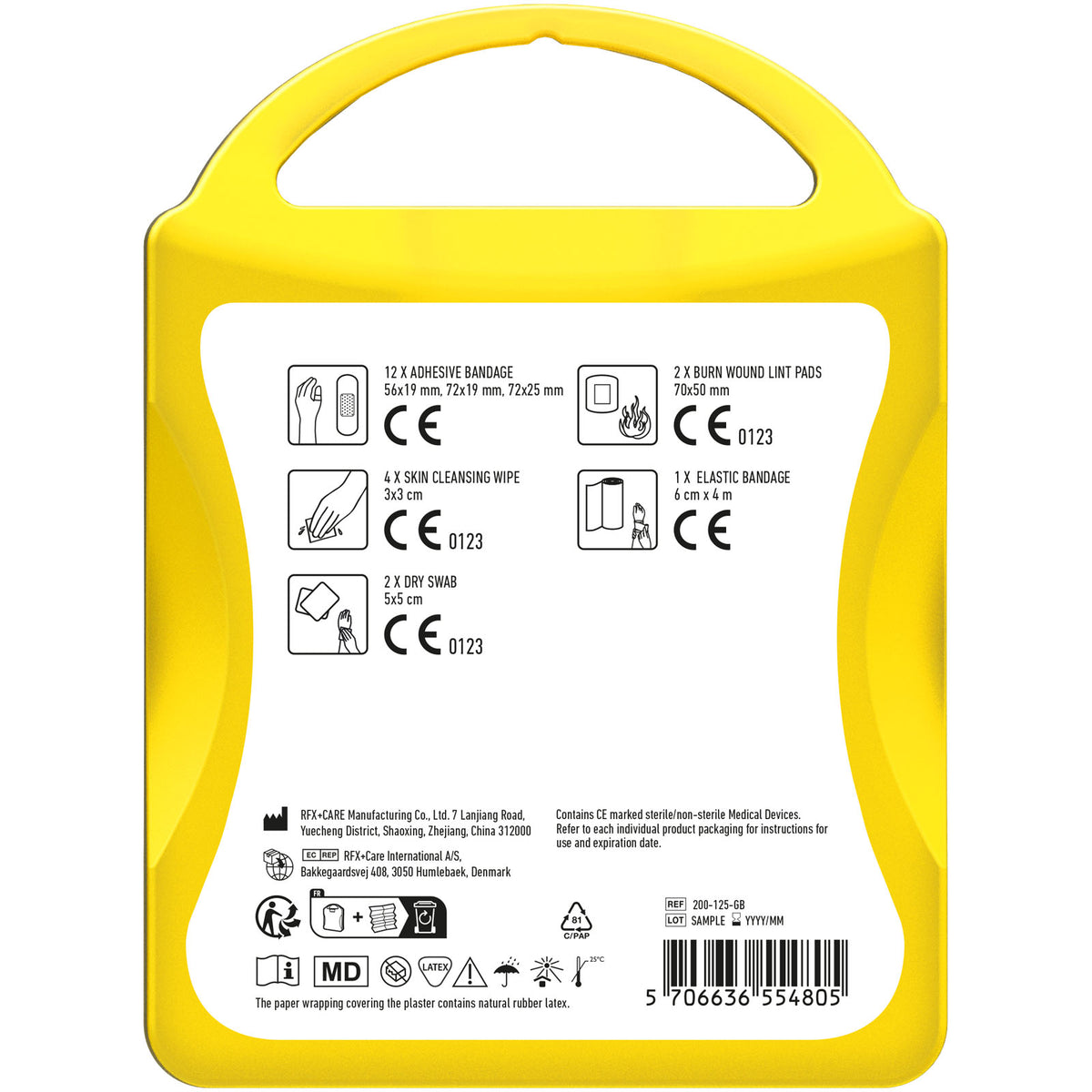 MyKit Erste Hilfe Set – Transparent gelb
