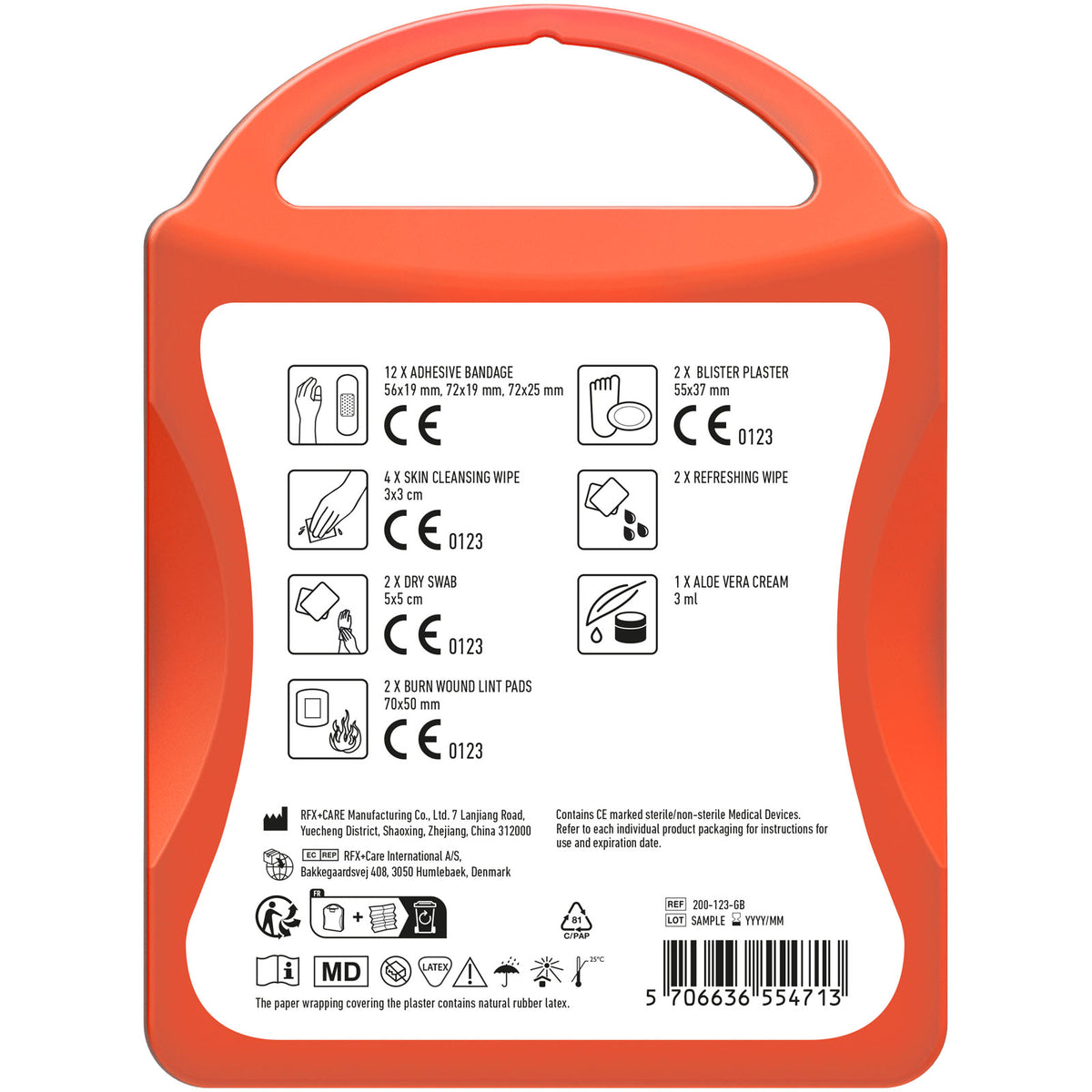 MyKit Reise Plus – Transparent rot