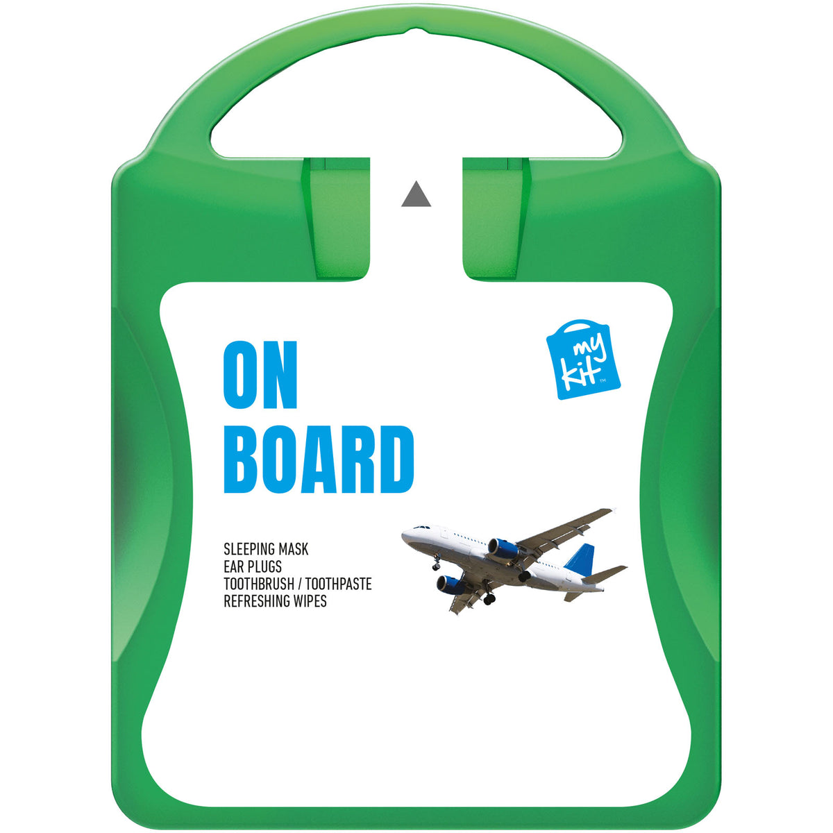 MyKit Flugzeug Reiseset – Transparent grün