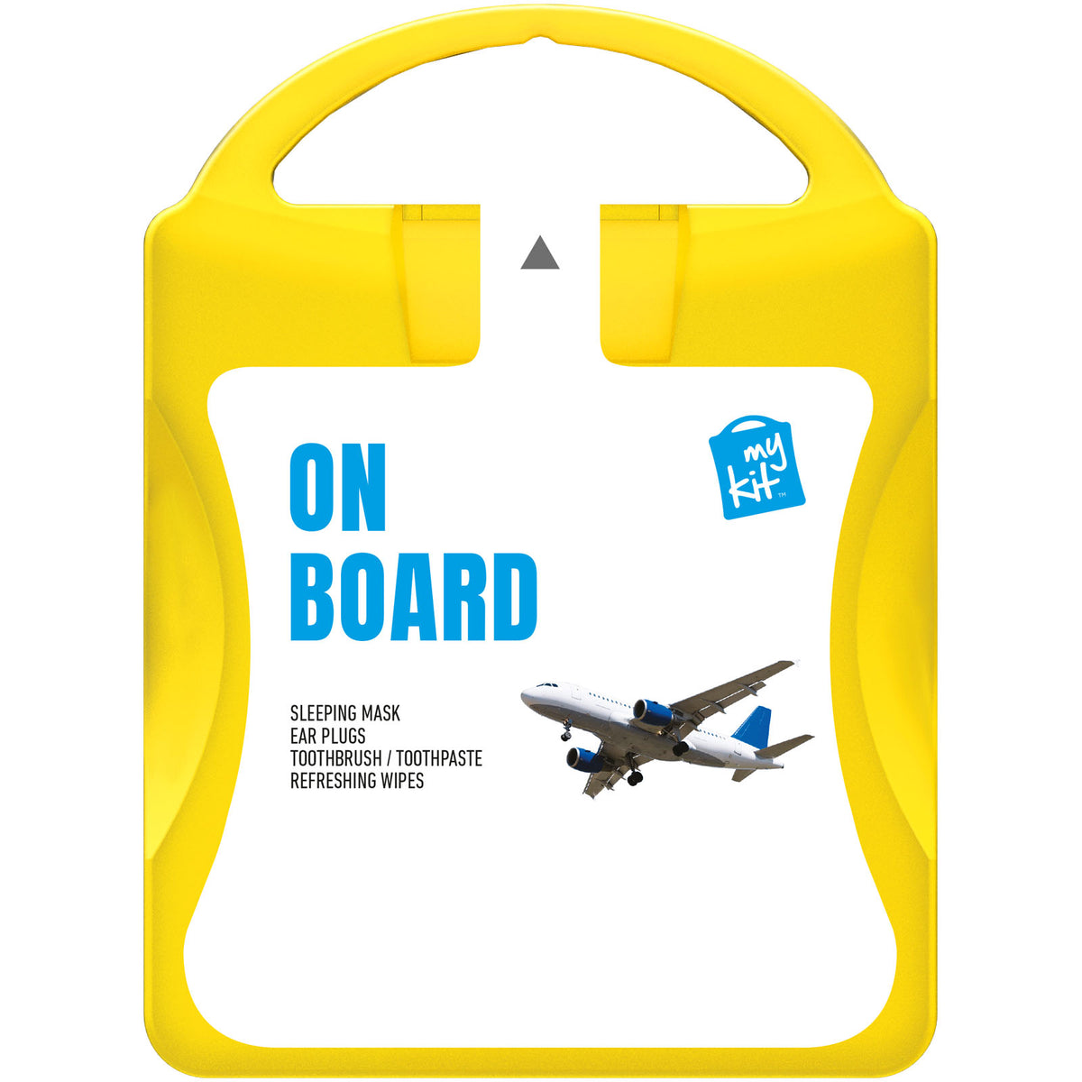 MyKit Flugzeug Reiseset – Transparent gelb