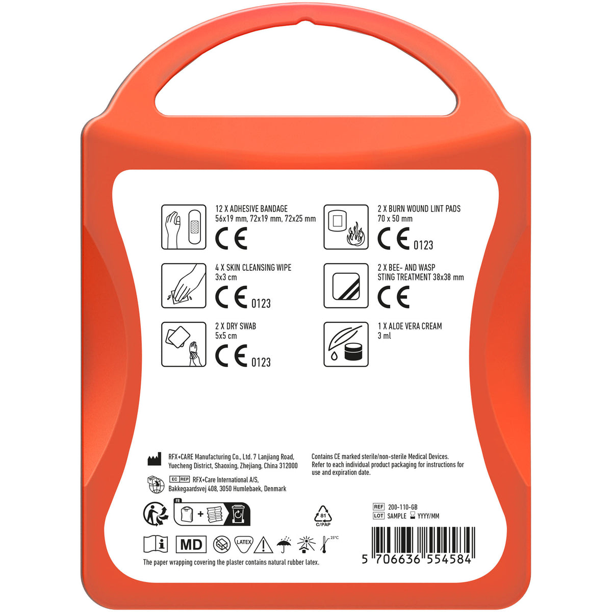 MyKit Bisse und Stiche – Transparent rot
