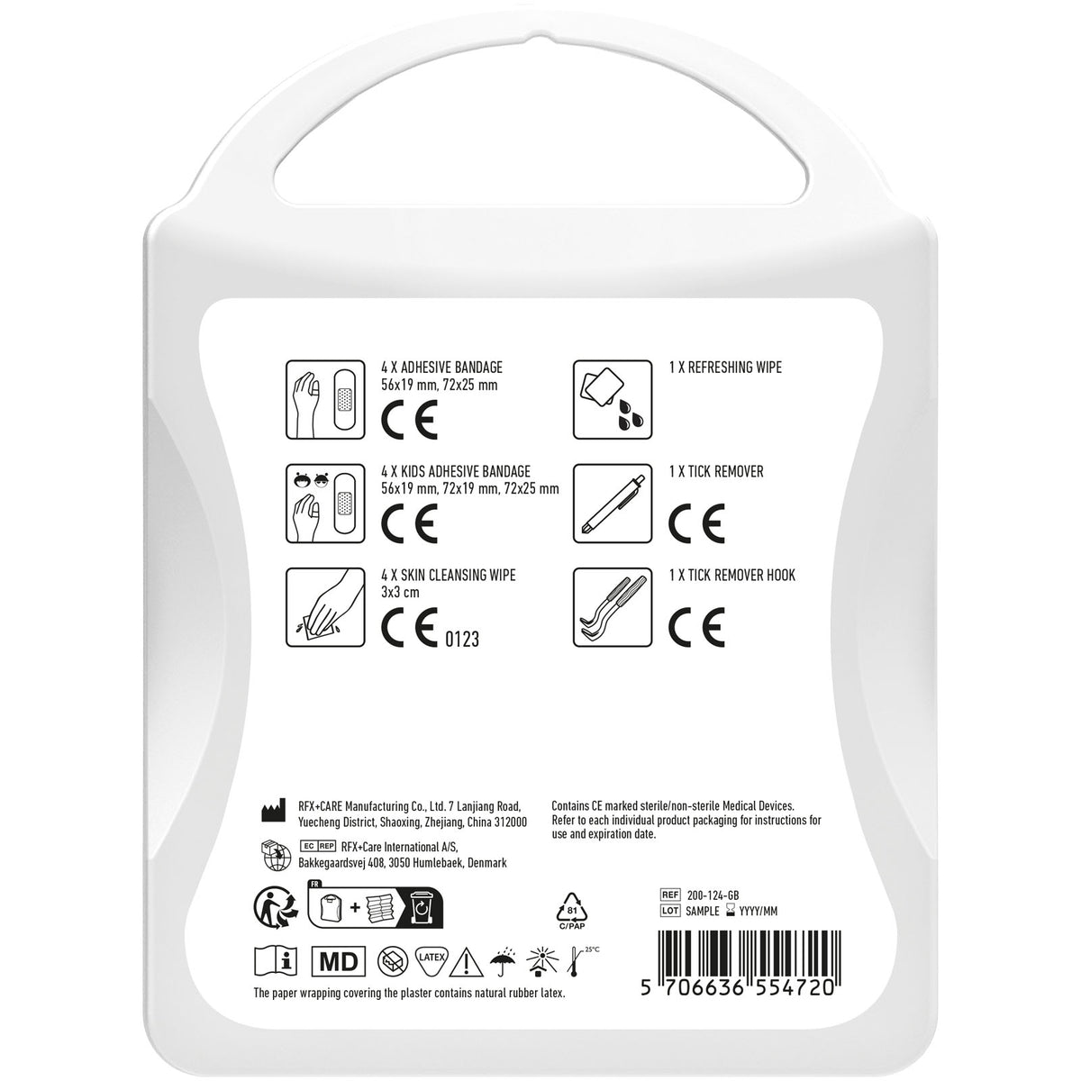 MyKit Zecken Set – Transparent weiss