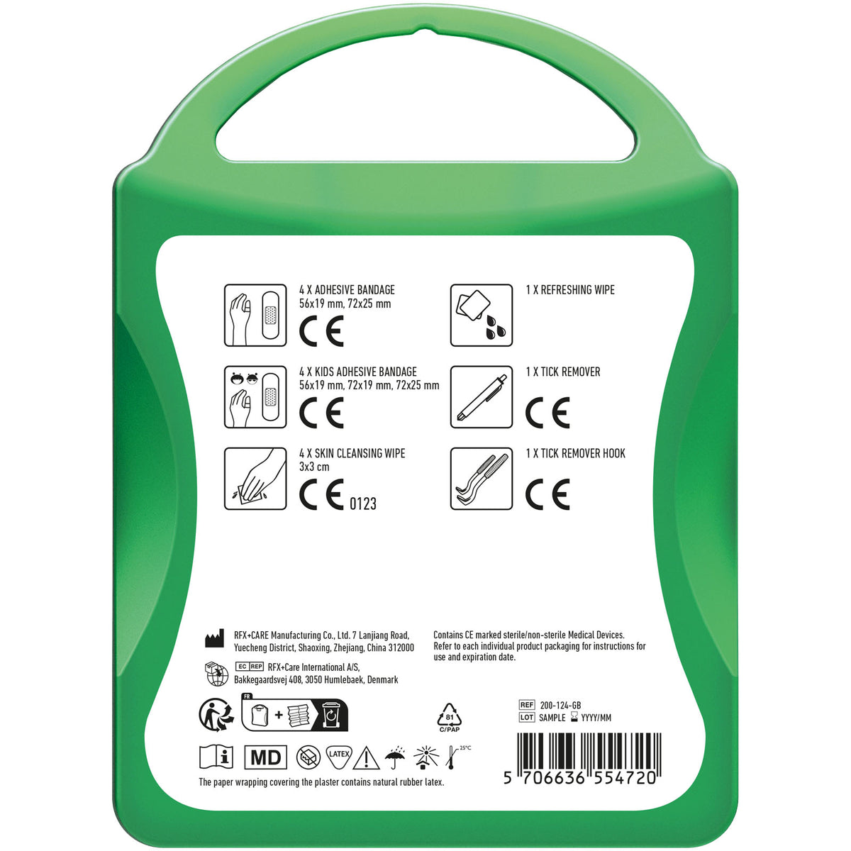MyKit Zecken Set – Transparent grün