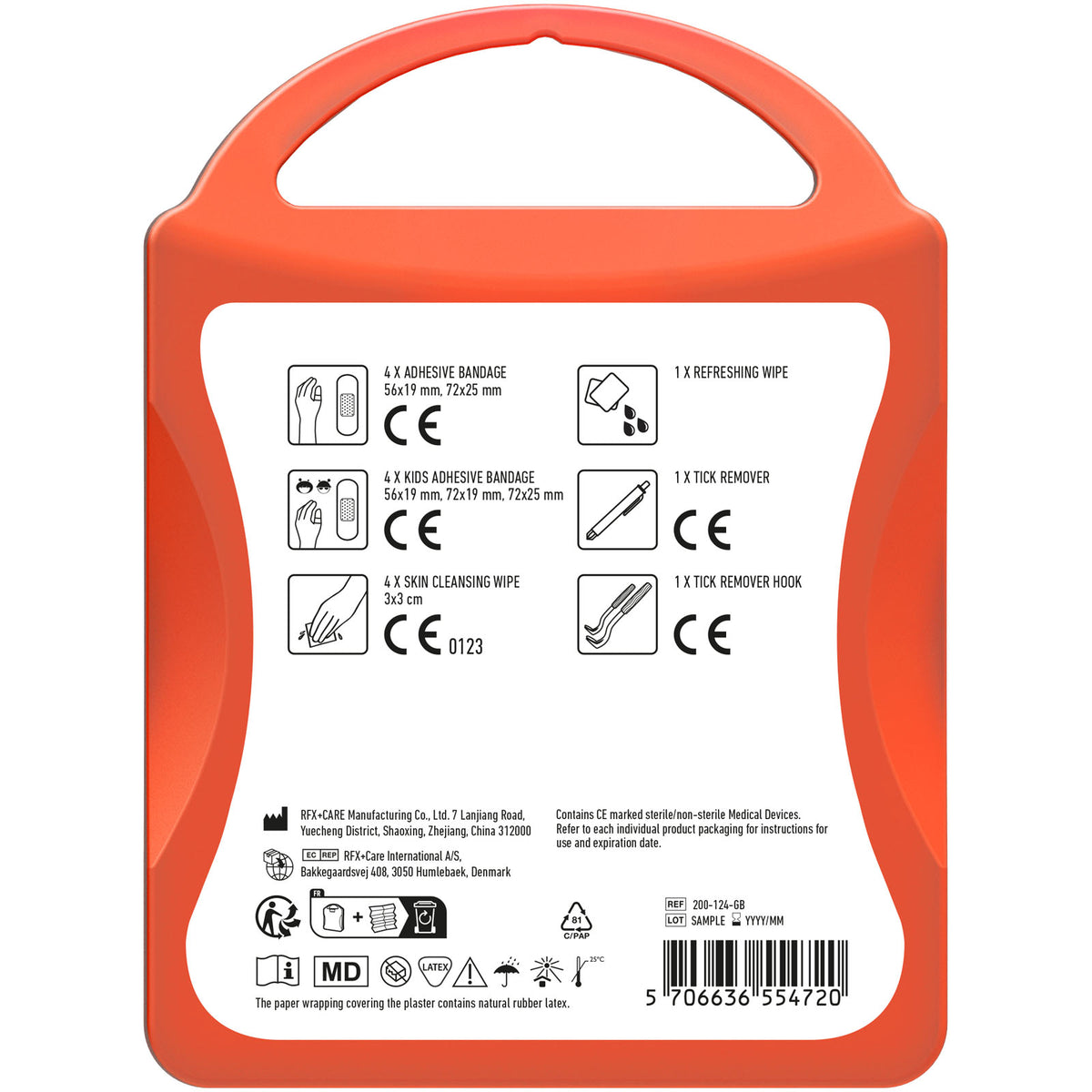 MyKit Zecken Set – Transparent rot