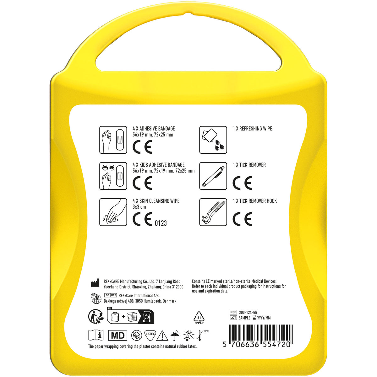 MyKit Zecken Set – Transparent gelb