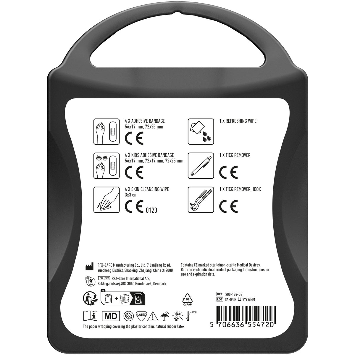 MyKit Zecken Set – Transparent schwarz
