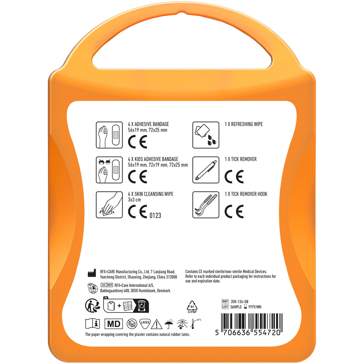 MyKit Zecken Set – Transparent orange