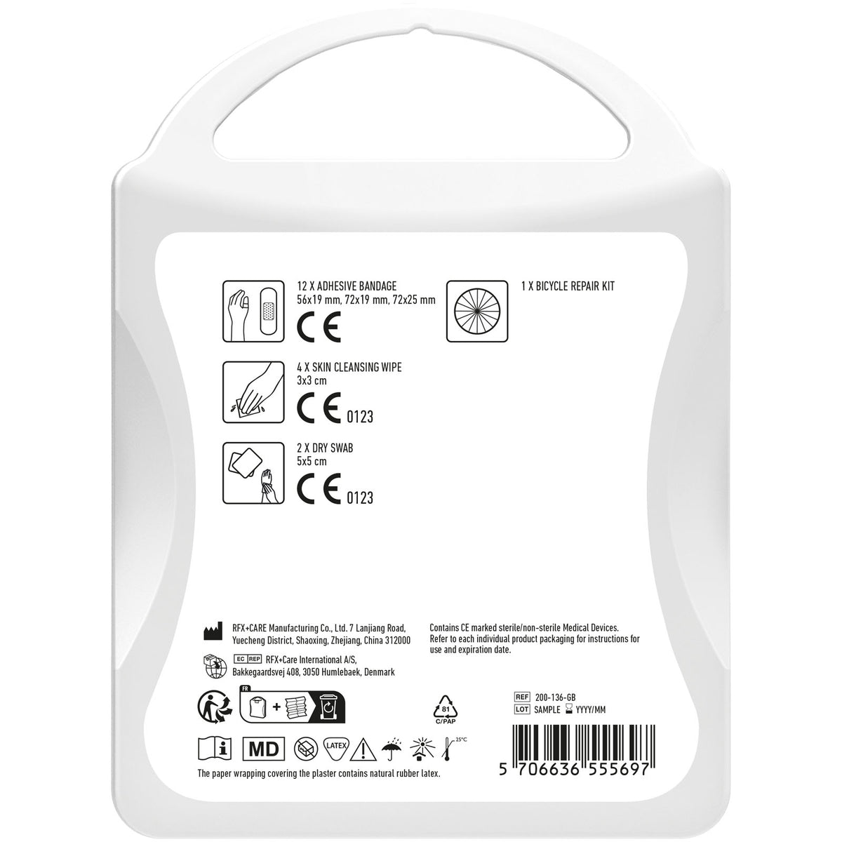 MyKit Fahrrad Reparatur – Transparent weiss
