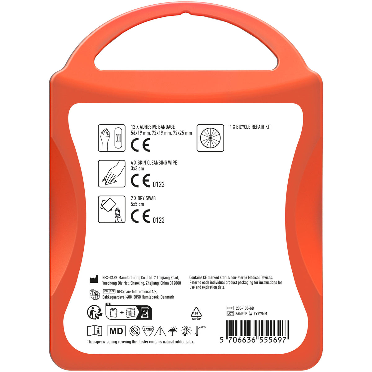 MyKit Fahrrad Reparatur – Transparent rot