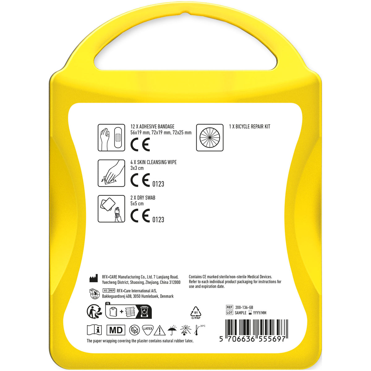 MyKit Fahrrad Reparatur – Transparent gelb