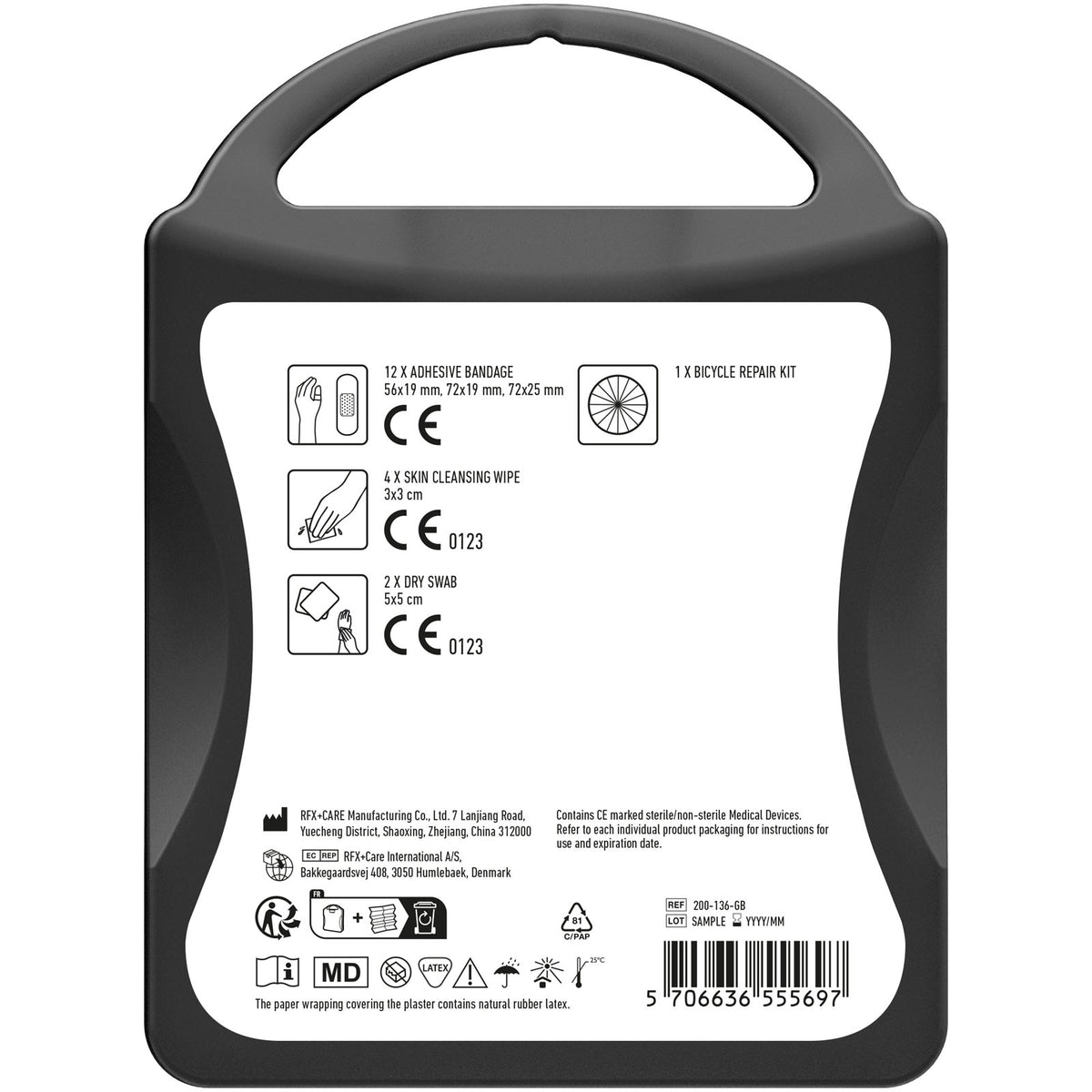MyKit Fahrrad Reparatur – Transparent schwarz