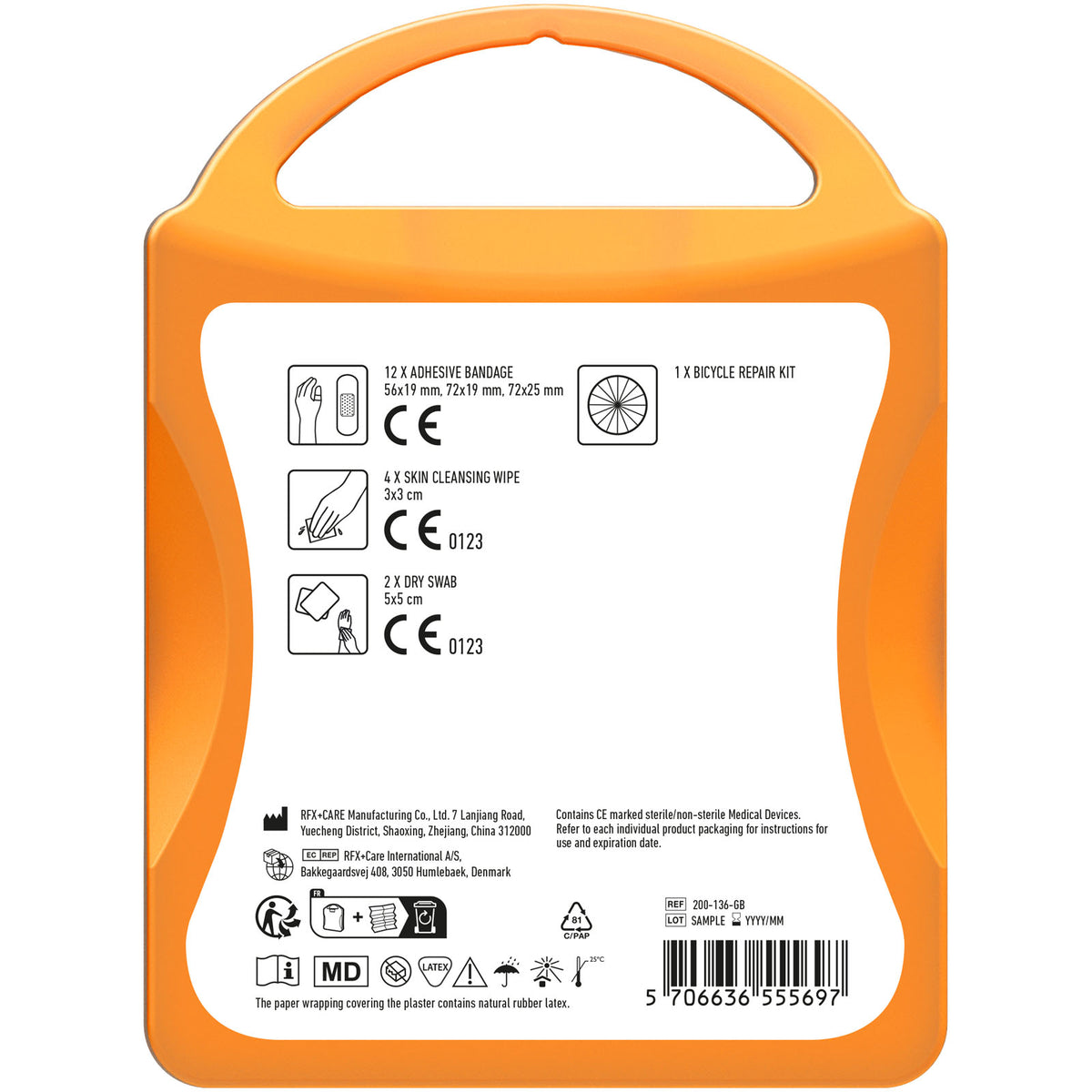 MyKit Fahrrad Reparatur – Transparent orange