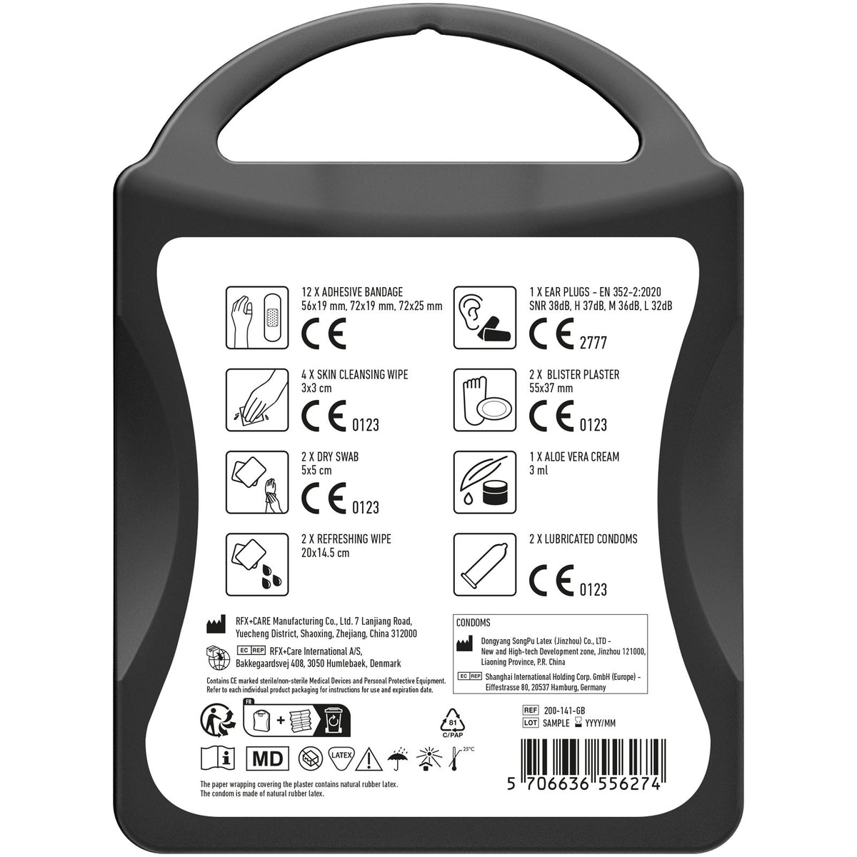 MyKit Festival Plus – Transparent schwarz