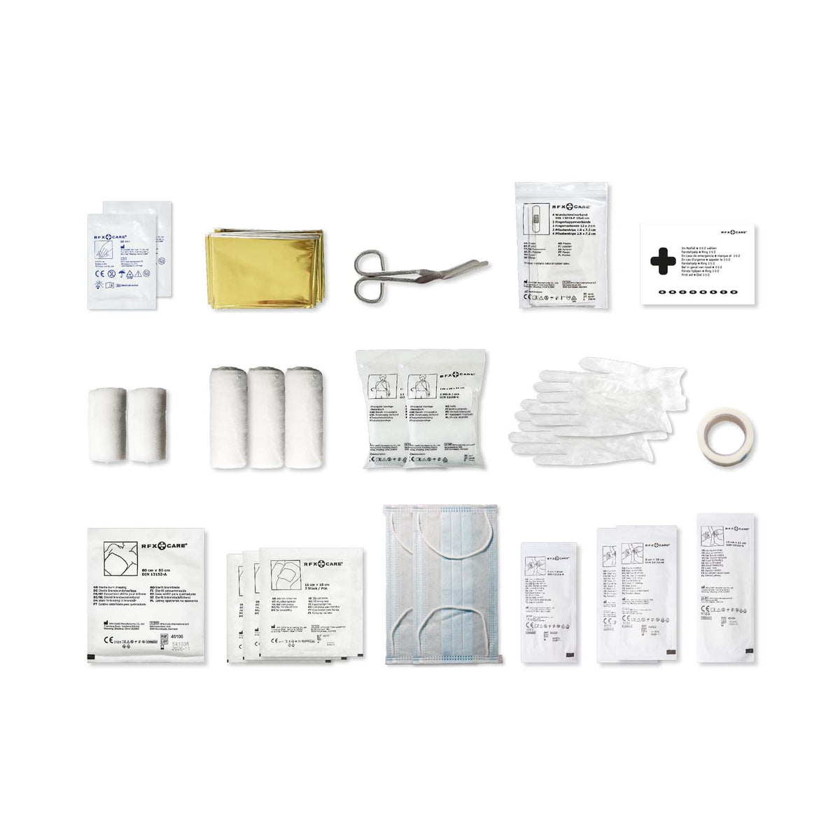 MyKit Erste Hilfe DIN 13164 – Transparent weiss