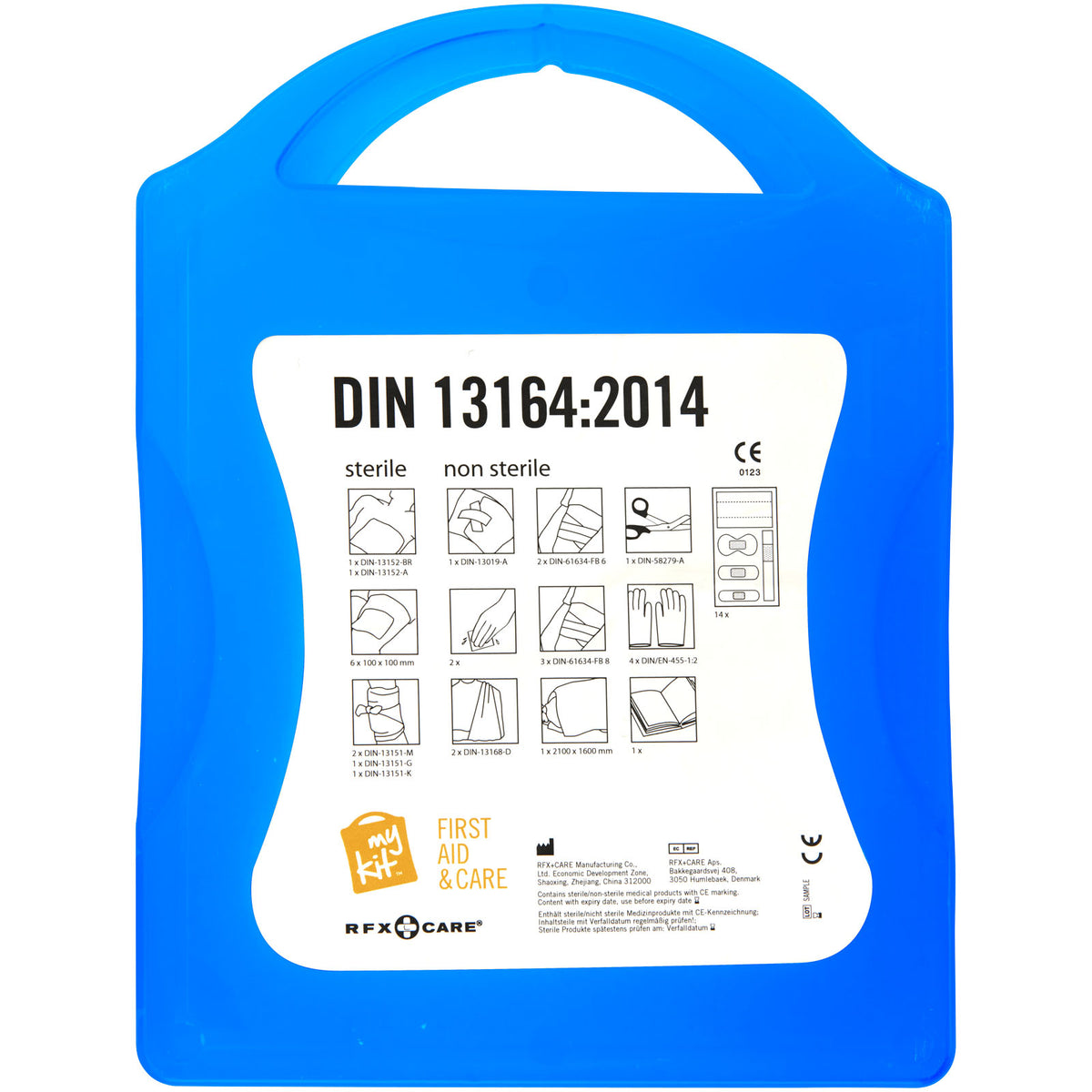 MyKit Erste Hilfe DIN 13164 – Transparent blau