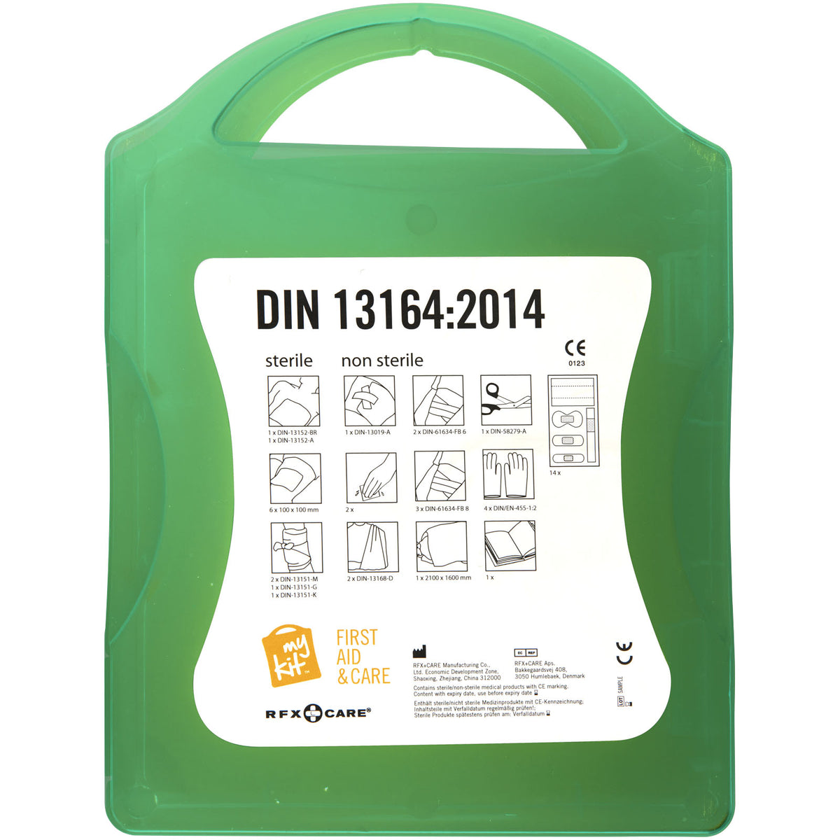 MyKit Erste Hilfe DIN 13164 – Transparent grün