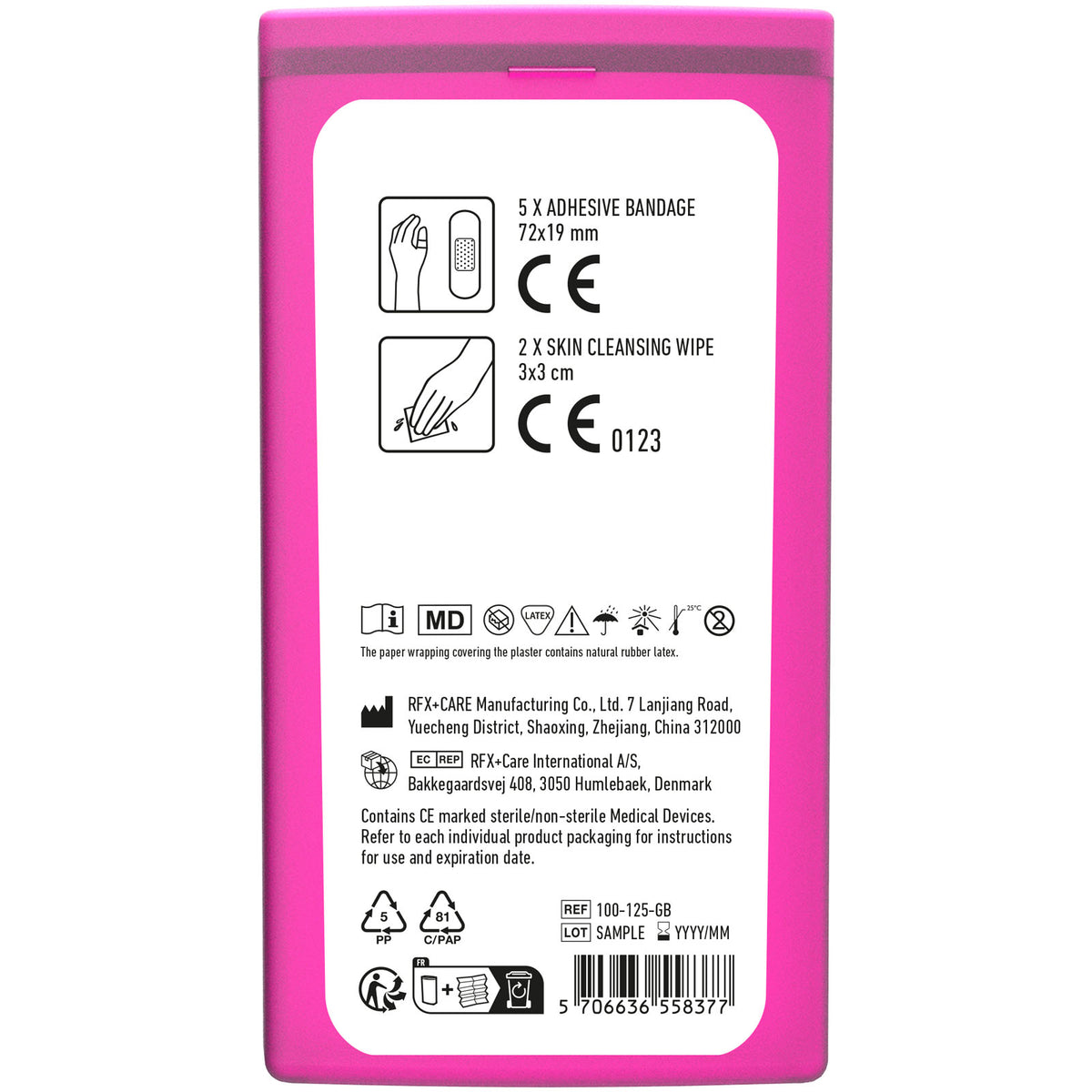 MiniKit Erste Hilfe – Transparent magenta