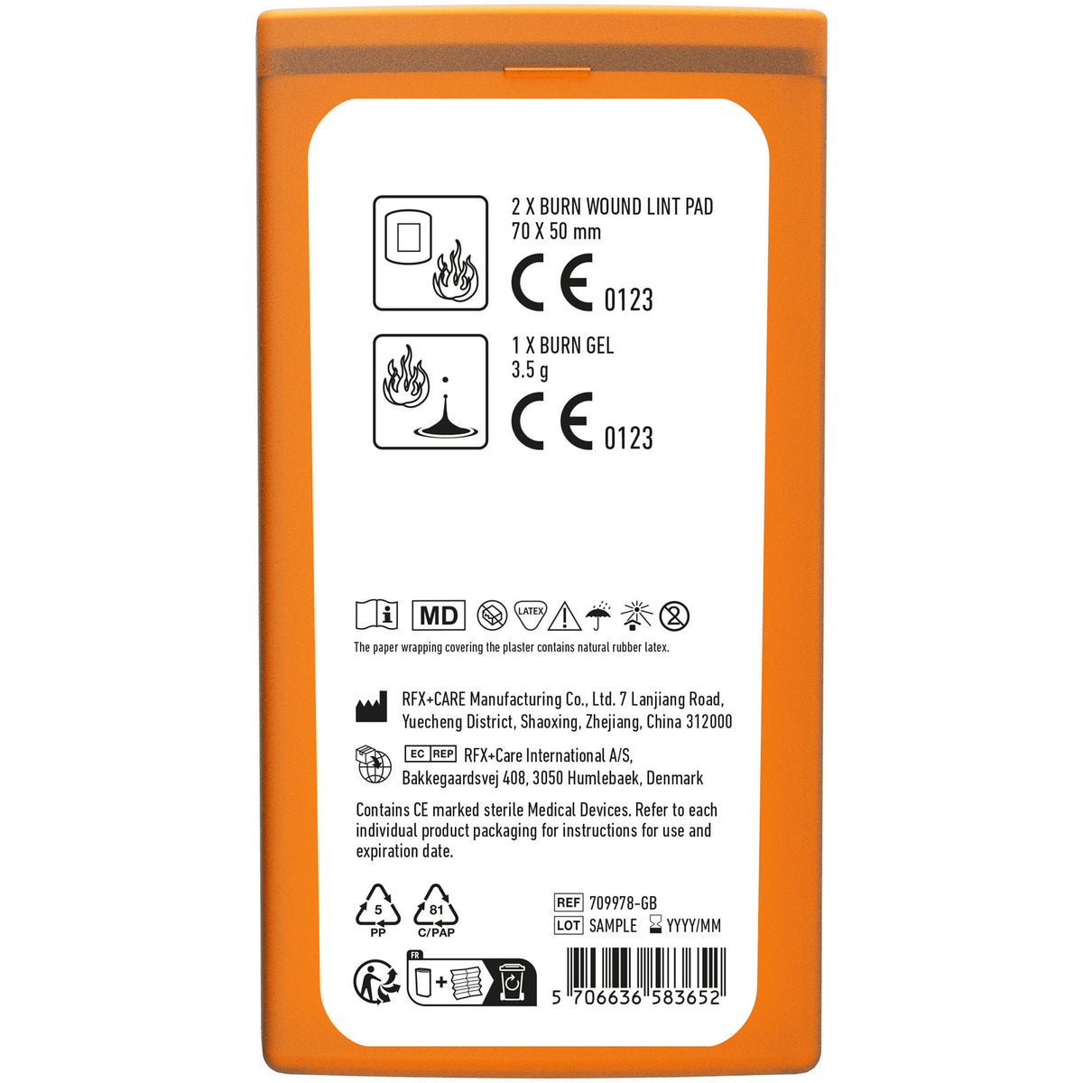 MiniKit Verbrennung – Transparent orange