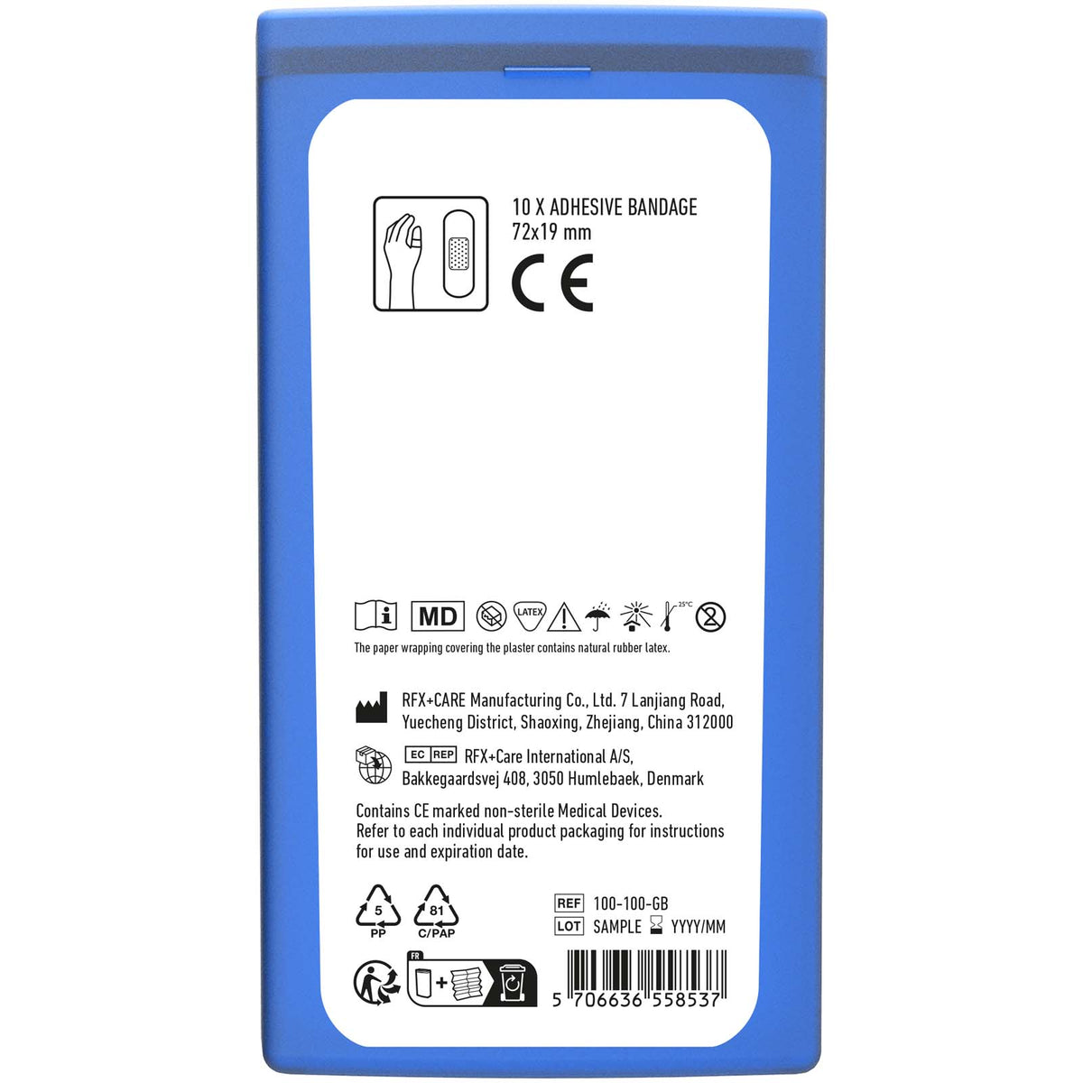MiniKit Pflaster – Transparent blau