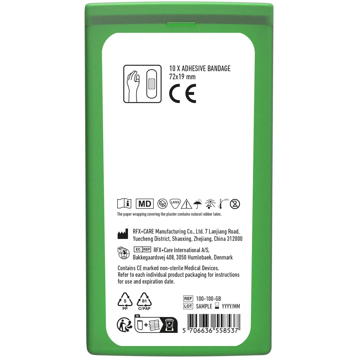 MiniKit Pflaster – Transparent grün