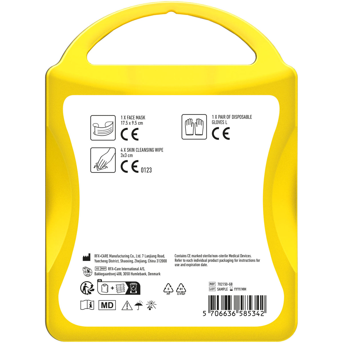 MyKit Schutzset – Transparent gelb