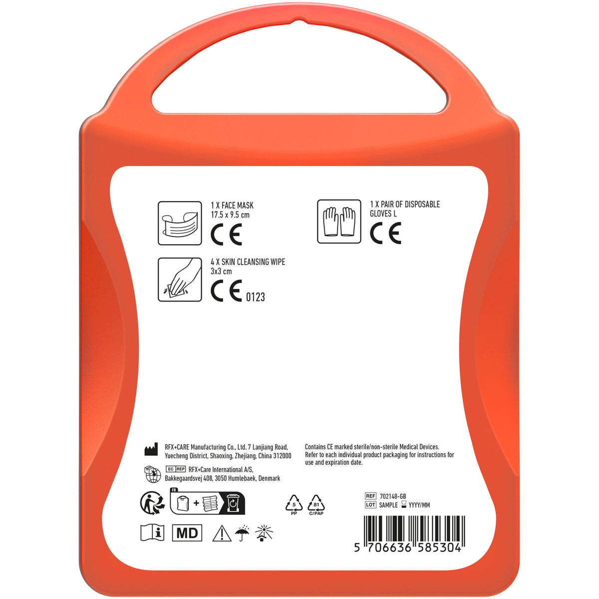 MyKit Schutzset – Transparent rot