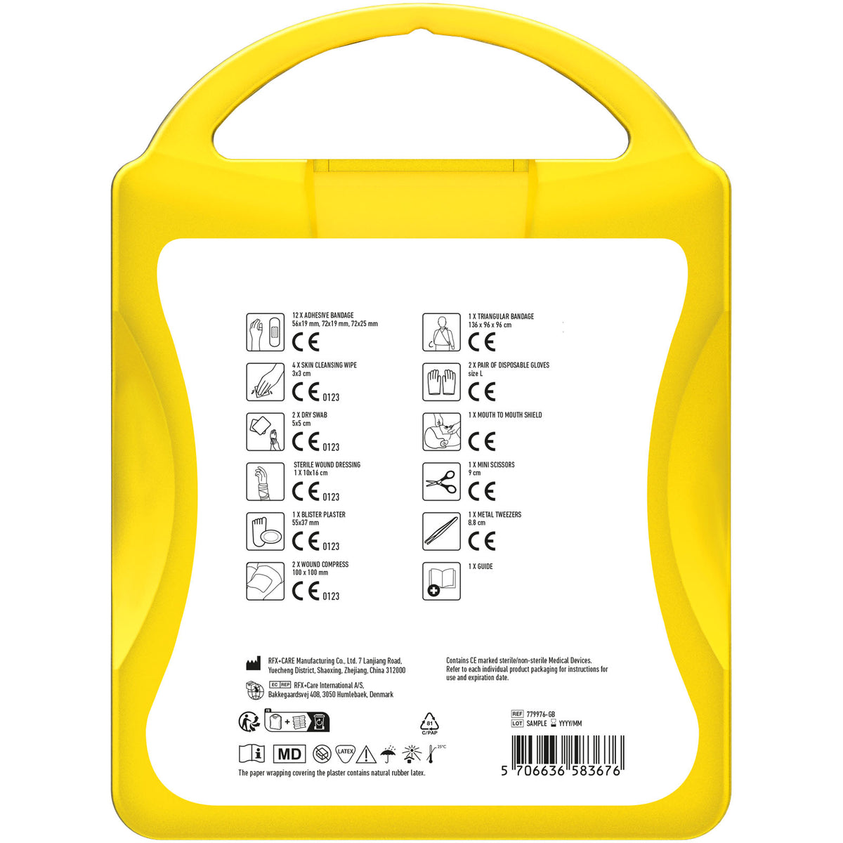 MyKit M Erste Hilfe Premium – Transparent gelb