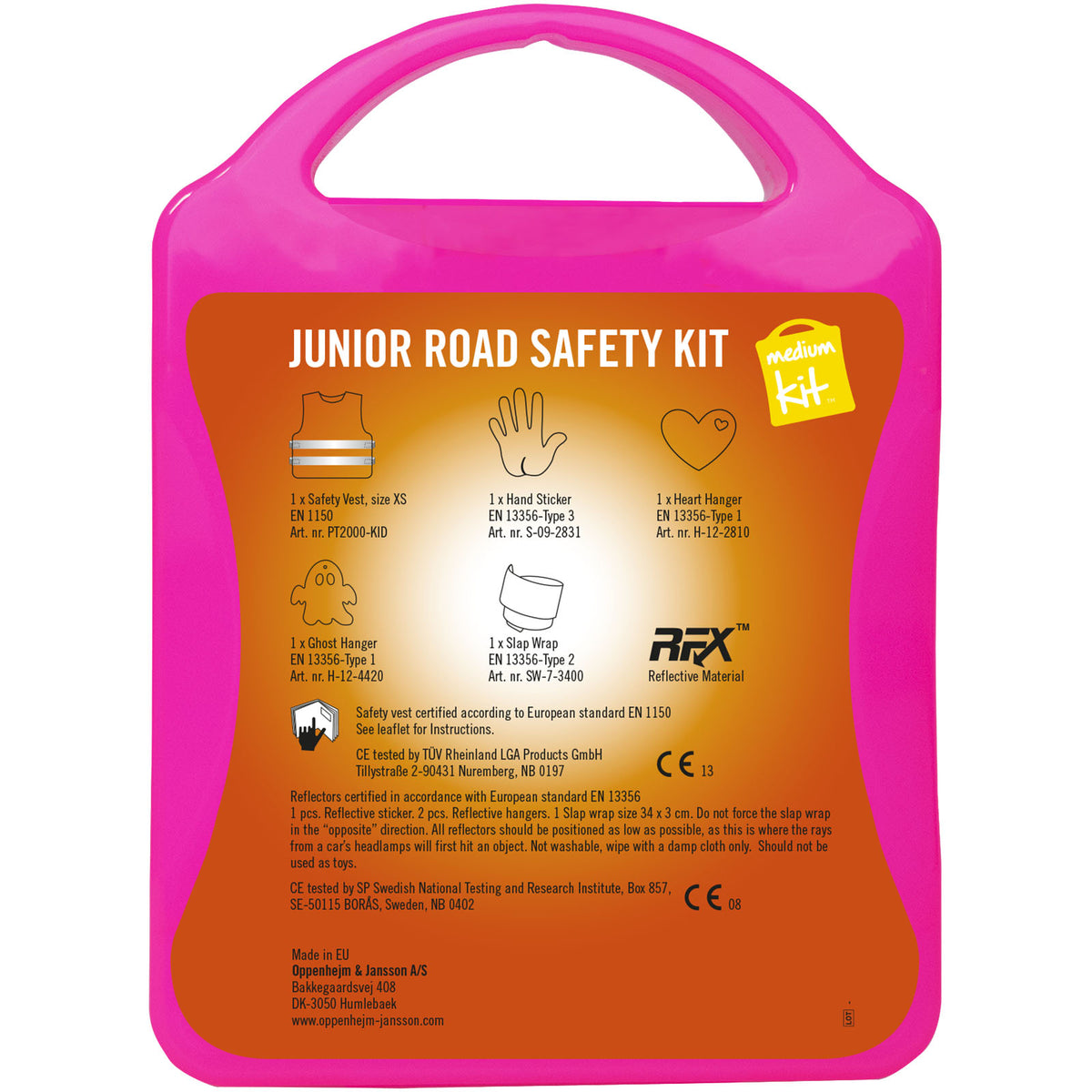 MyKit M Junior Sicherheit – Transparent magenta