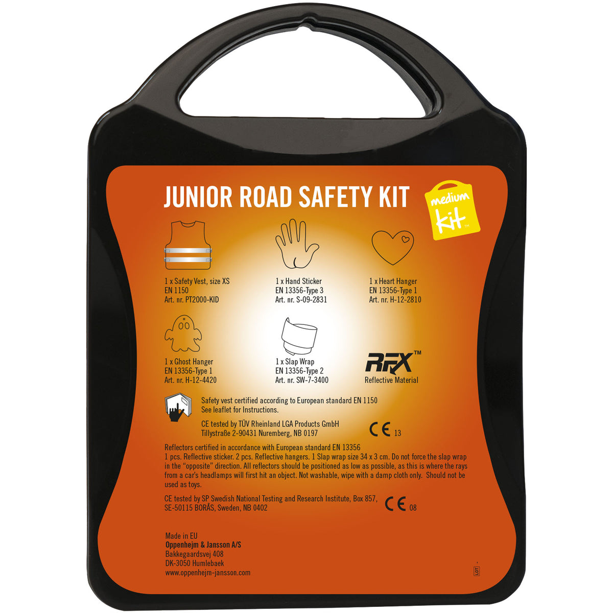 MyKit M Junior Sicherheit – Transparent schwarz