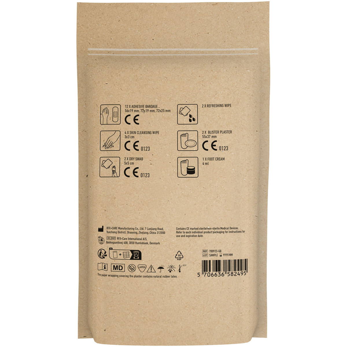 MyKit Active Lifestyle Erste Hilfe in Papiertasche – Kraftpapier