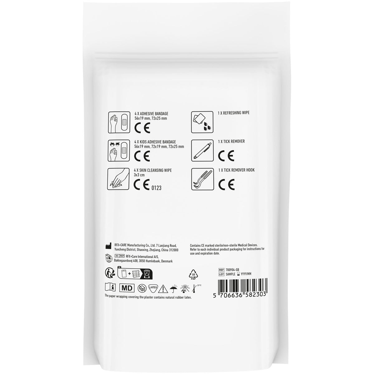 MyKit Zecken Set in Papierhülle – Weiss