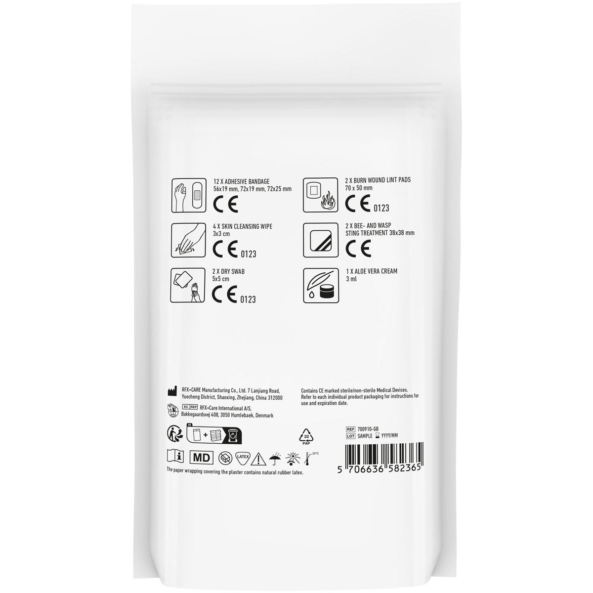 MyKit Bisse und Stiche in Papierhülle – Weiss