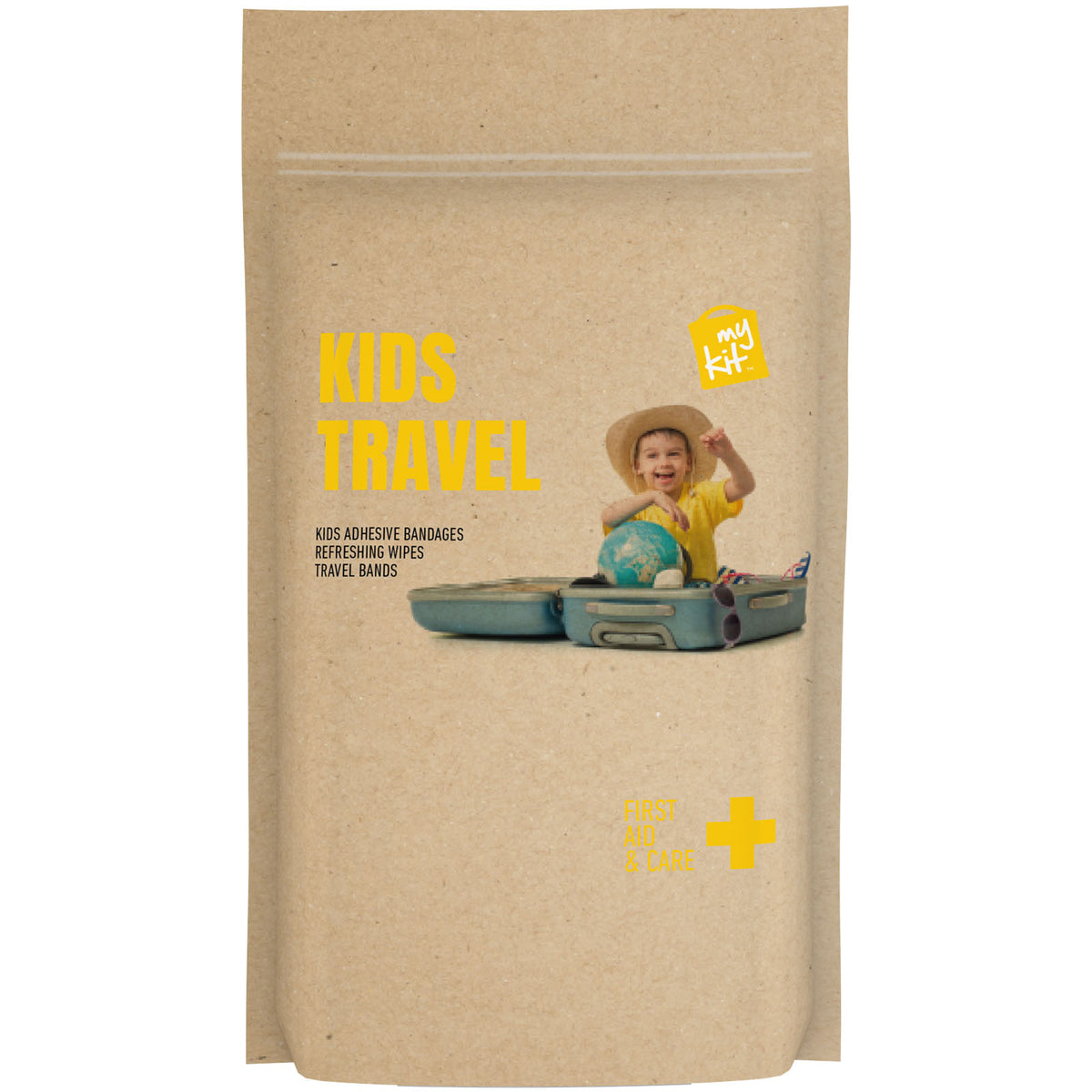 MyKit Kinder Reiseset in Papiertasche – Kraftpapier