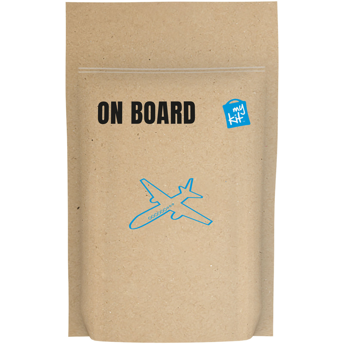 MiniKit Flugzeug in Papierhülle – Kraftpapier