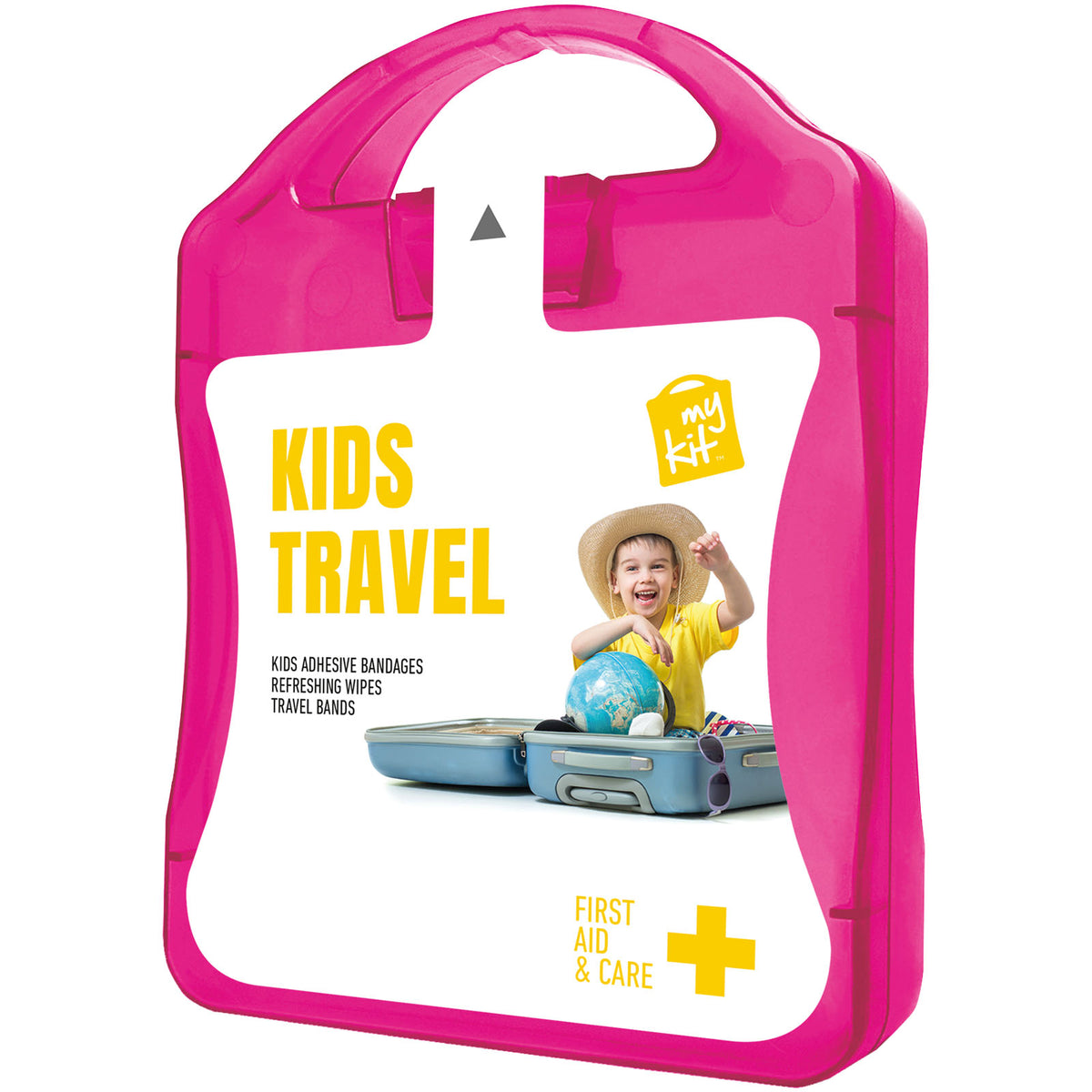 MyKit Kinderreiseset – Transparent magenta
