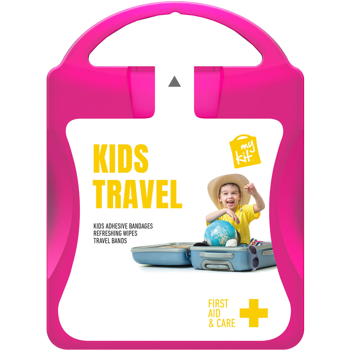 MyKit Kinderreiseset – Transparent magenta