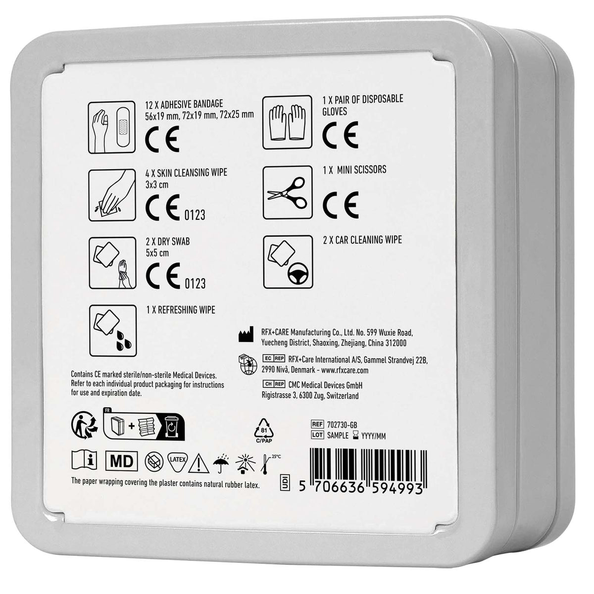 MyKit Erste Hilfe Set für das Auto – Weiss