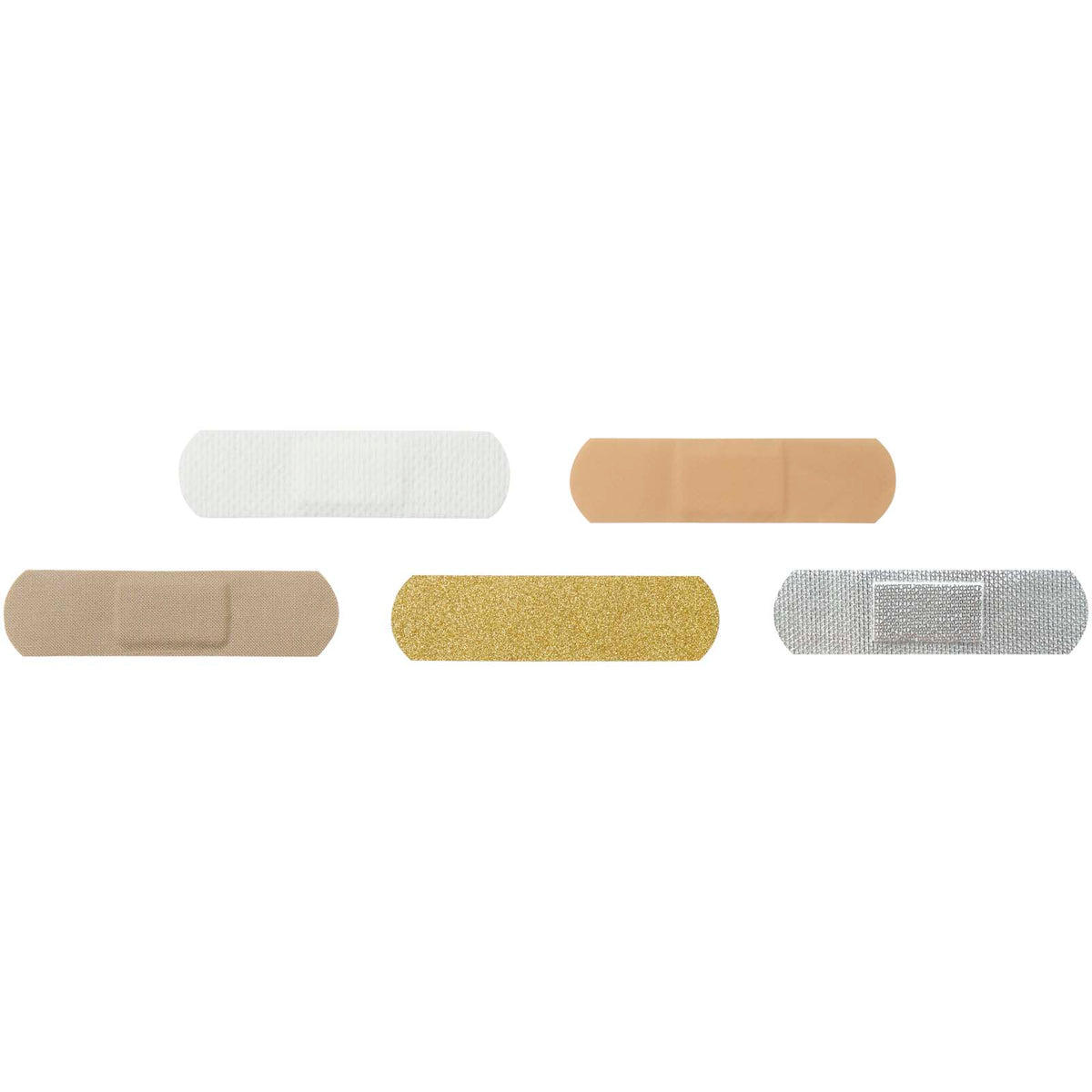 10 Pflaster mit vollfarbig bedrucktem Papierumschlag – Weiss